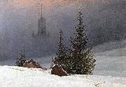 Caspar David Friedrich, Winter Landscape with Church